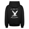 Grow Wings Hoodie – Heavyweight Unisex Organic - black